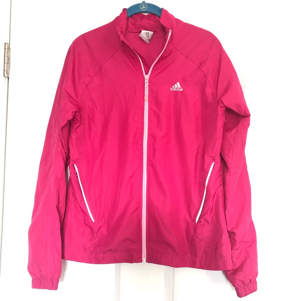 Pink Adidas Windbreaker